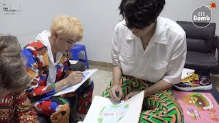 [Pathfinder_中字] 190410 [BANGTAN BOMB] Drawing from 'IDOL' MV - BTS (방탄소년단)