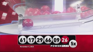 MegaMillions: November 5, 2025