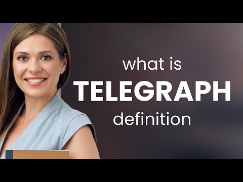 What is the root word of telegraph?