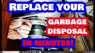 Replace Your Leaking Garbage Disposal/Insinkerator in just....