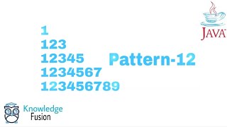 Pattern-12 using JAVA Programming | ICSE