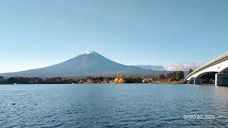 Mount Fuji from Ubuyagasaki 🗻! Timelapse from 06:08 to 08:38 on November19, 2024 Lake Fujikawaguchi