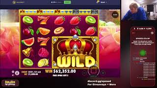 Juicy Fruits Slot Bonus $100k - Xposed on youtube