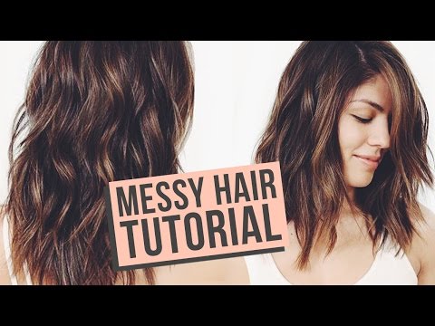 Messy Waves Hair Tutorial Messy Waves Hair Tutorial