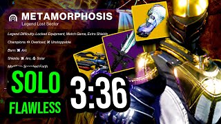 Solo Flawless 1580 Master Lost Sector Metamorphosis - 3:36