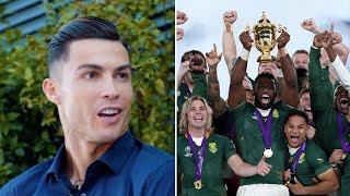 Cristiano Ronaldo REACTS to South Africa Winning Rugby World Cup 2023