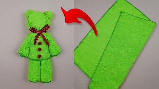 Very Easy DIY Towel Teddy Bear