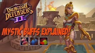 Dungeon Defenders 2 - Mystic Buffs Explained!