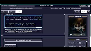 Step 90 - 92 | Basic MP3 player using HTML, CSS, and JavaScript