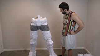 3D Printing a Life Sized Master Chief - Episode 2 - Assembling the Lower Body