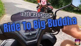 Motorbike Ride Along To Big Buddha In Phuket | Nice View From Big Buddha And Elephants