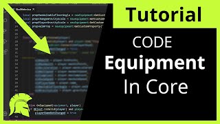 Core Games Equipment Code Tutorial