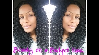 Hair Review 20 Brazilian Bundles Zury Yes One Lace 20 Beauty On A Budget Zury Yes One Brazilian Curly Hair