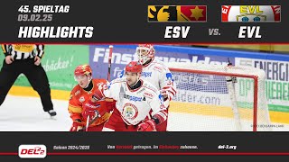 DEL2 Game Highlights Spieltag 45: ESV Kaufbeuren vs. EV Landshut