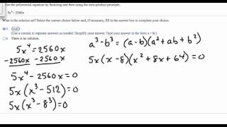 Solve quartic polynomial equation