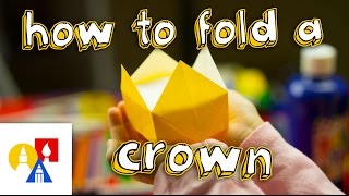 How To Fold An Origami Crown