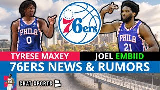 TODAY’S Philadelphia 76ers Rumors On Tyrese Maxey Trade, Joel Embiid, HEARTBREAKING Loss To Celtics