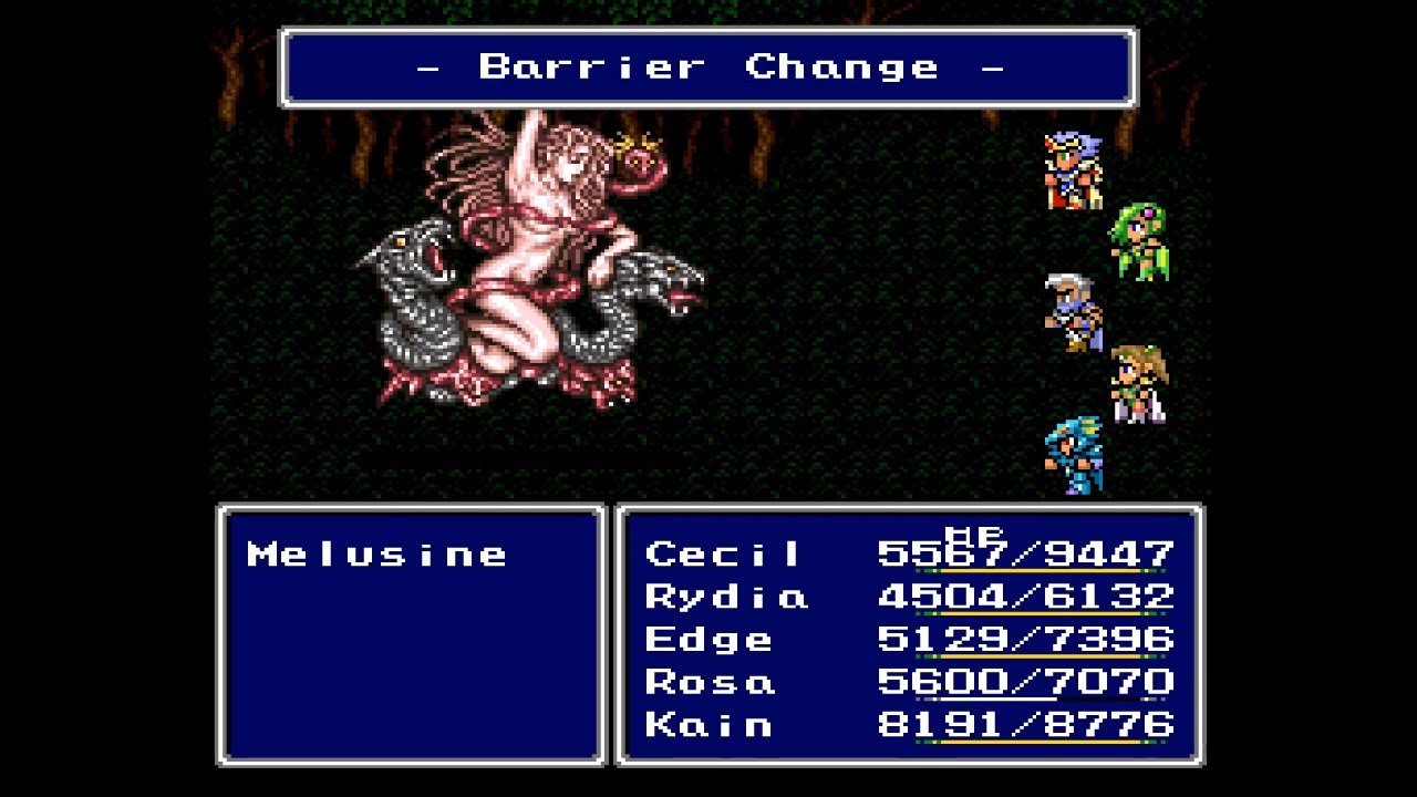 Final Fantasy 4 Ultima Snes Rom Hack Part 35 Superboss Melusine