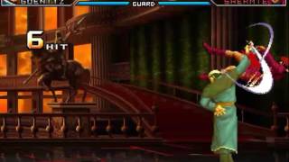 The King Of Fighters 2002 UM ( Steam ) Goenitz 2 bars Combo ( 90% )