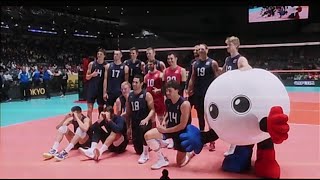 USA vs Tunisia   Volleyball Olympic Qualifying Tournament Men’s パリオリンピック予選/World Cup 2023