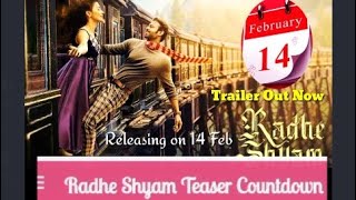 Radhe Shyam Teaser Countdown ll Prabhas Superstar 🔥,Pooja Hegde ❤️