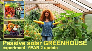 Passive solar GREENHOUSE update | YEAR 2