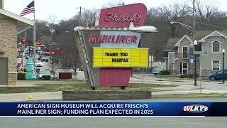 Frisch's mainliner sign to be housed at American Sign Museum