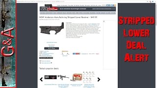 AR15 Stripped Lower Deal Alert