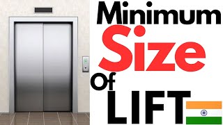 Lift Size | Home Lift Size | minimum Area for Lift | Home lift in India | Home lift price in India