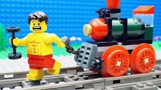 Lego Train Gym Fail - Bodybuilding