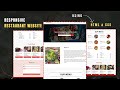 🚀Responsive Restaurant Website Using HTML & CSS 💥| HTML CSS Website Design |@webcoding25