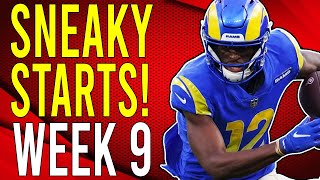 Sneaky Starts To Beat Your League Mates With - Fantasy Football Start Em Sit Em Week 9
