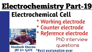 Types of Electrodes| Electrochemical cell| B.Sc.|NET |GATE| JAM