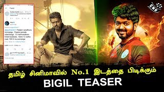 Bigil Teaser Record Breaks Tamil Cinema No.1 Place | Thalapathy Vijay | Atlee | AR Rahman