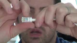 How to fit CAT 6 Ethernet Plugs RJ45 8P8C Cat6