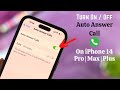 Enable/Disable Auto Answer Calls on iPhone! [iOS 16]