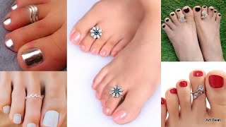 Toe Rings - Trendy Silver Toe Rings Designs | Latest Silver Toe Ring Designs