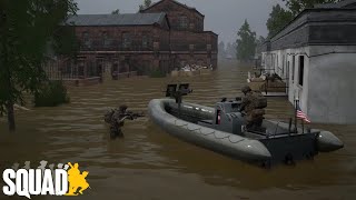 Flooded Street Fighting on Squad's Newest Amphibious Map | Eye in the Sky Squad Gameplay
