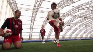 Zidan Miah with AC Milan Soccer School Lesson 1 Kick Ups