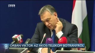 Orbán Viktor az Ákos-Telekom botrányról 15-12-18