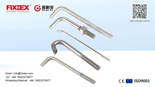 OEM special J type M6 M100 L shape roofing hook bolt