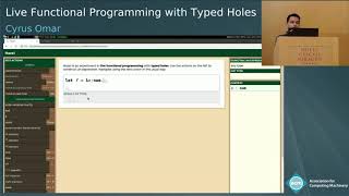 Live Functional Programming with Typed Holes