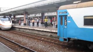 20140405@4202次[花蓮発台東線経由台東行]復興號區間車列車~花蓮站(調車)進站停車!!