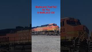 EB BNSF D Train Feat Warbonnet In Hodge Ca! #shorts #bigbossrailfanner #bnsf #highdesert