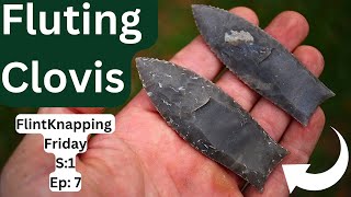 Fluting Clovis Points