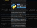 Python Extension Install In VS Code #1 #viralvideo #shorts #youtubeshorts #python #trending