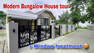 Modern bungalow house tour sa client natin from USA + window treatment