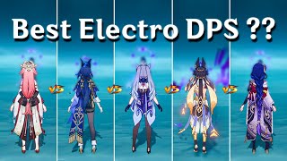 Clorinde vs ALL! Who is the BEST Electro DPS?? [Genshin Impact]