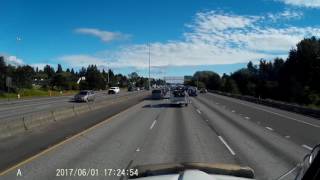 3 Car Rear-end Accident I-5 SB MP172 (Seattle WA)