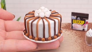 Perfect Miniature Chocolate Cake Decorating | Sweet Tiny Nutella Cake Design by " Tiny Cakes"